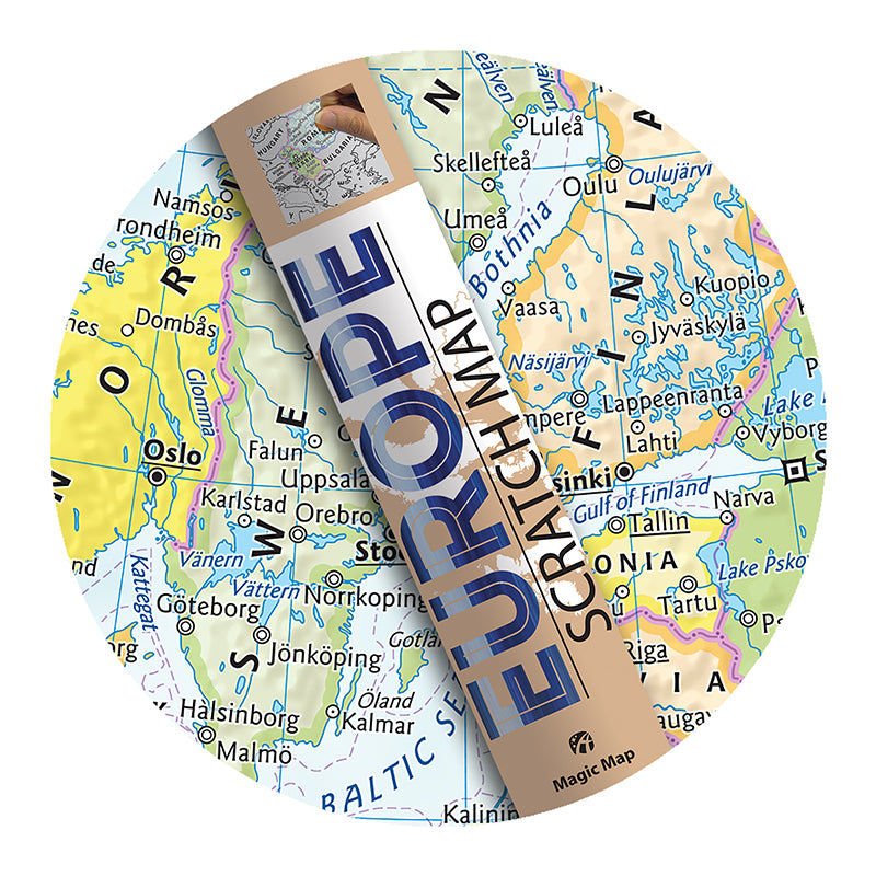 Europe scratch map english version