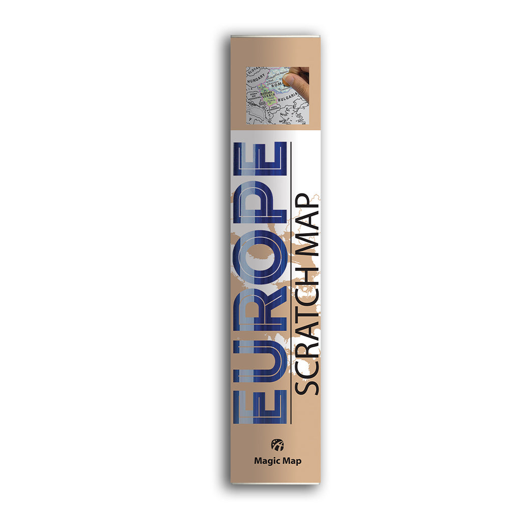 Europe scratch map english version