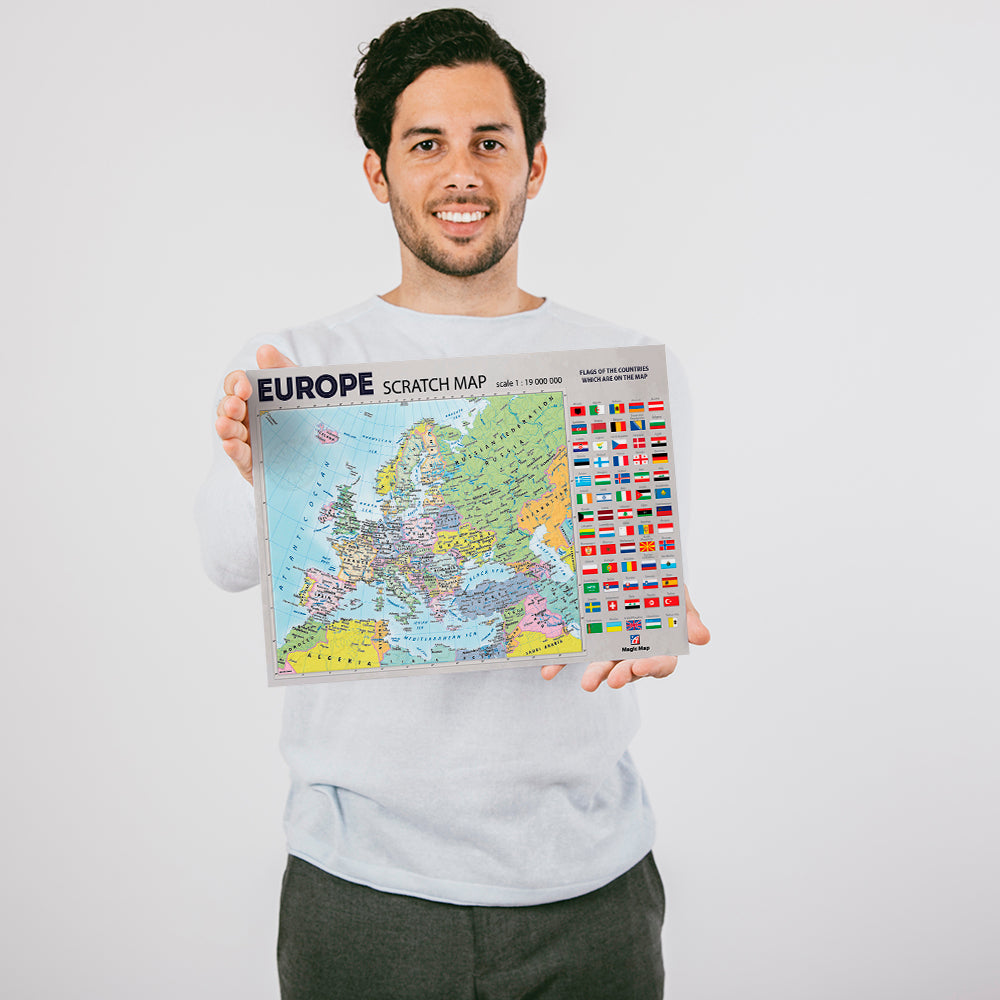 Europe scratch map english version